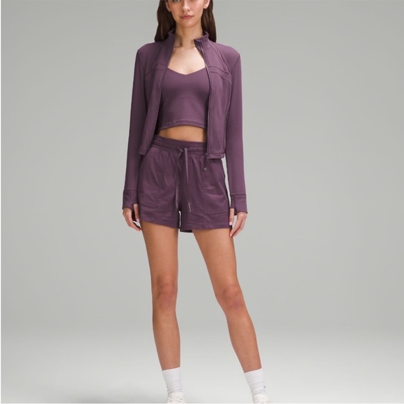 Lululemon Define Cropped Jacket Nulu Size 12 Grape Thistle Purple LW3HB5S GPTH - Picture 3 of 11